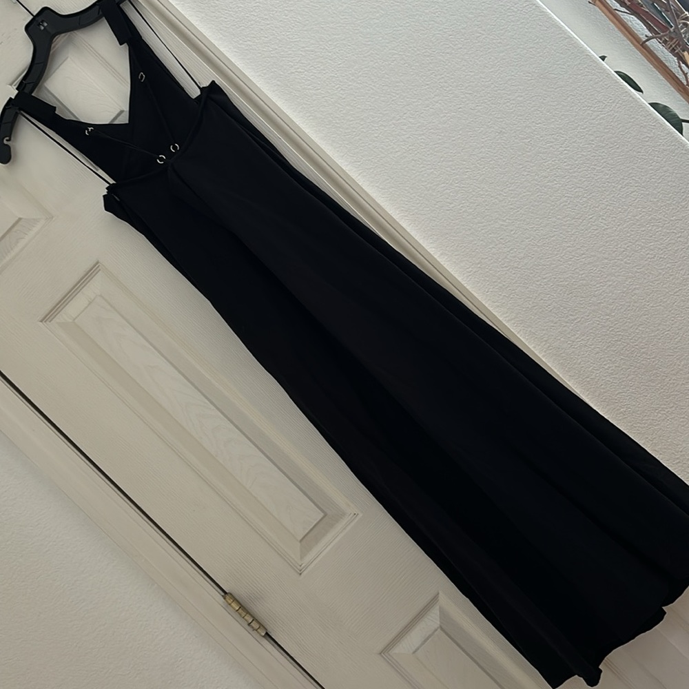 Zara Black Halter Maxi Sundress - Picture 5 of 6